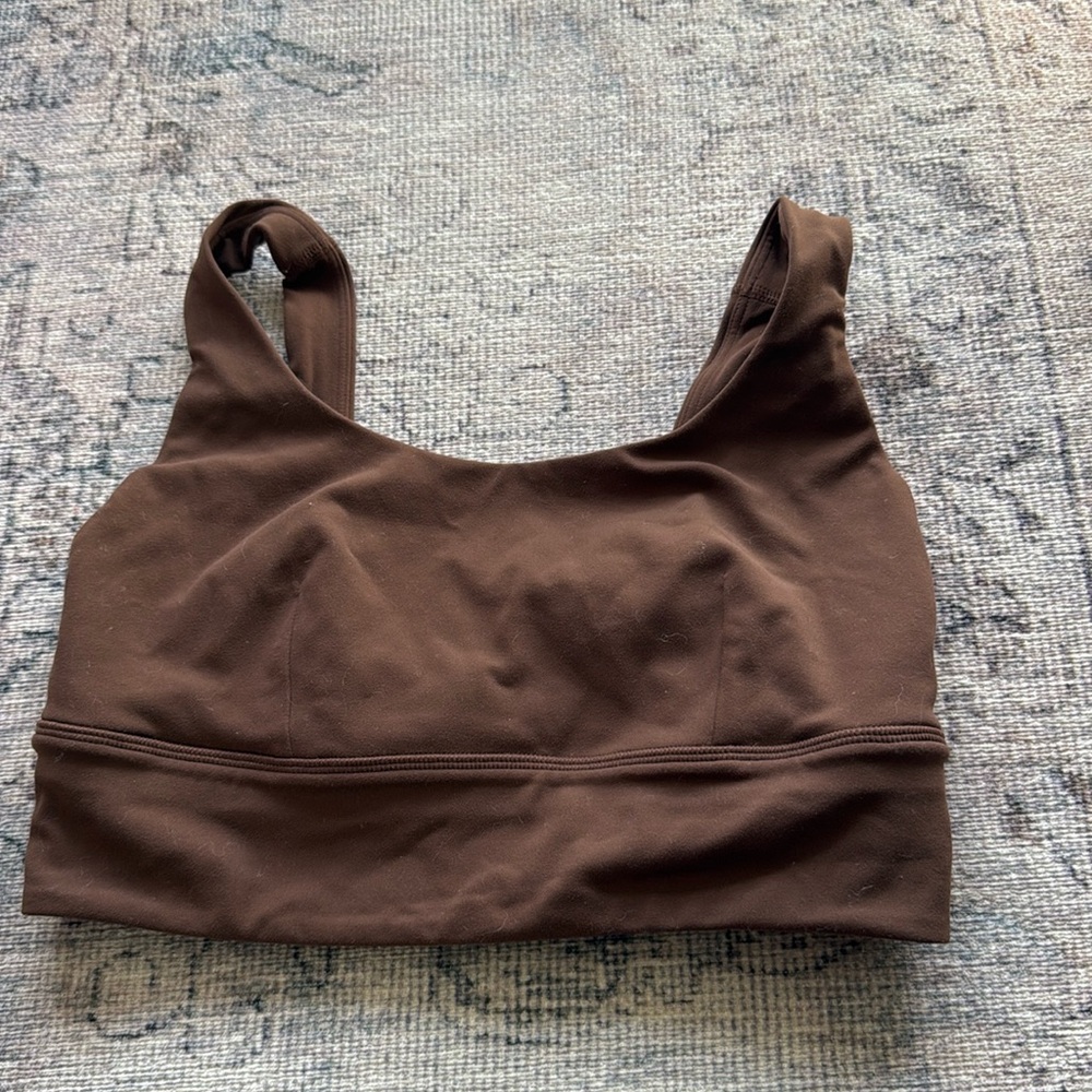 Lululemon Align bra. C/D cup chocolate brown. Size 8.